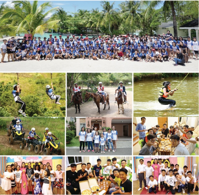 Du học sinh khi tham gia trại hè Philippines