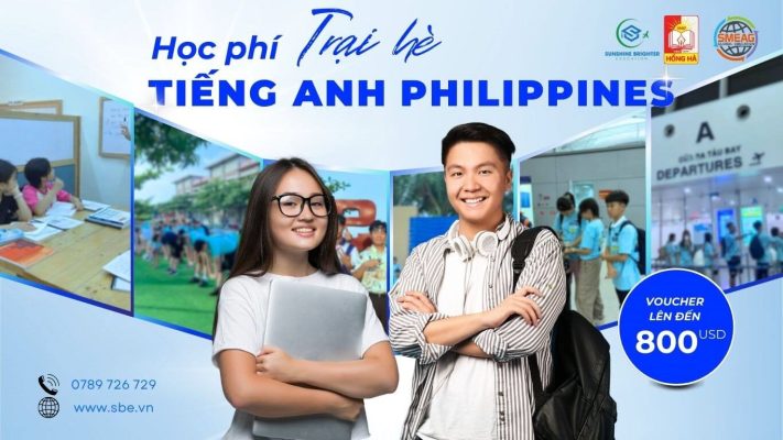 HỌC PHÍ TRẠI HÈ TIẾNG ANH PHILIPPINES TRƯỜNG SMEAG NĂM 2025
