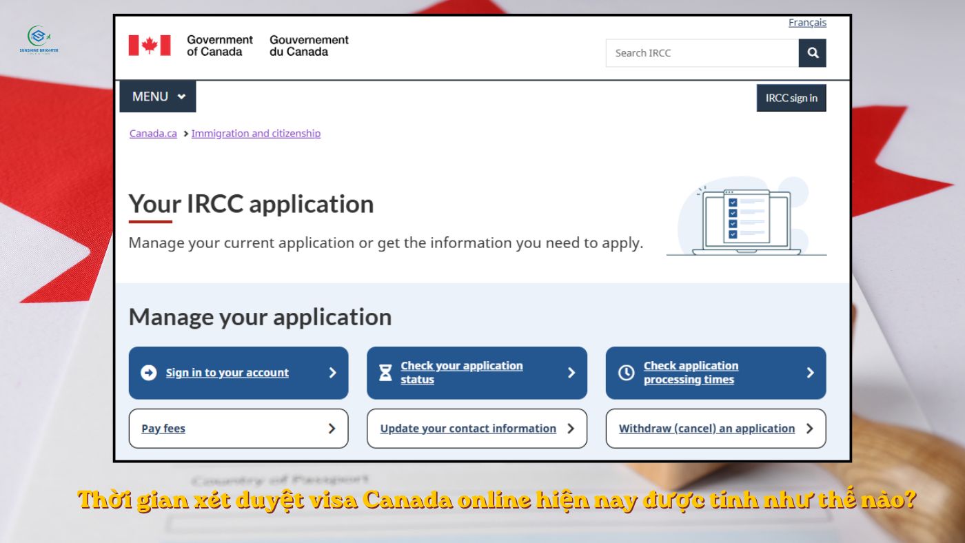 thời gian xét duyệt visa canada online